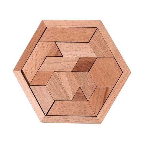 Hexagon Holzpuzzle Box Spielzeug, Spielzeug Für Kinder, Kreativ Lernspielzeug Denksportaufgaben Aus Holz,Geometrie-Form-Gehirn-Spiele Für Kleinkinder Lernendes Puzzle Spielzeug Hexagon Holzpuzzle Box Spielzeug, Spielzeug Für Kinder, Kreativ Lernspielzeug Denksportaufgaben Aus Holz,Geometrie-Form-Gehirn-Spiele Für Kleinkinder Lernendes Puzzle Spielzeug von Generisch