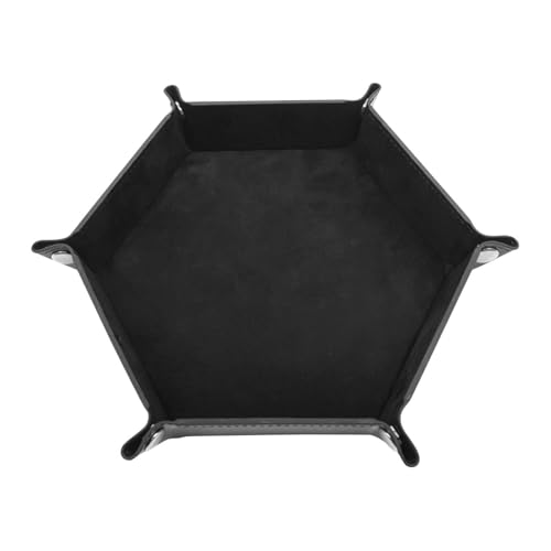 Hexagonal Dice Storage Box - DICE Launch Mat, Pu Leder Support | Praktisches Zubehör Für Brettspiele, Modulare Und Tragbare Speicherboxen Zum Sammeln Und Org -Boxen, Dieses Carrier -Tablett Ist Ideal Hexagonal Dice Storage Box - DICE Launch Mat, Pu Leder Support | Praktisches Zubehör Für Brettspiele, Modulare Und Tragbare Speicherboxen Zum Sammeln Und Org -Boxen, Dieses Carrier -Tablett Ist Ideal von Generisch