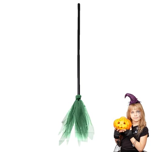 Hexenbesen Für Kinder,Halloween Dekoration Besen | Spielaccessoire Für Hexenhaus Bühnenauftritte Kostümpartys Cosplay Haustür Halloween Kostüme Hexenbesen Für Kinder,Halloween Dekoration Besen | Spielaccessoire Für Hexenhaus Bühnenauftritte Kostümpartys Cosplay Haustür Halloween Kostüme von Generisch