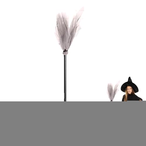 Hexenbesen Für Kinder | Halloween Deko Besen | Dekoration Für Haustür Geisterhaus Garten Kostüme Bühne Halloween Partys von Generisch