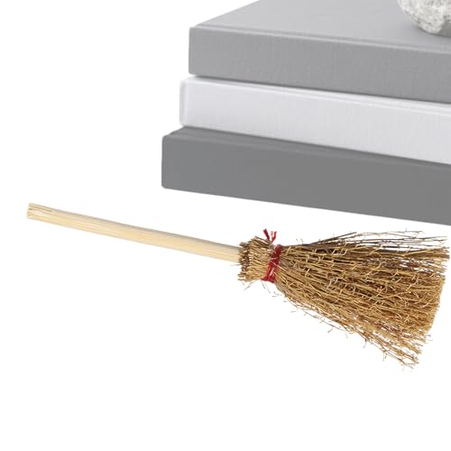 Hexenbesen Halloween Deko | Miniaturbesen | Puppenhausmöbel Deko Für Party Theateraufführung Festival Maskerade Familientreffen von Generisch