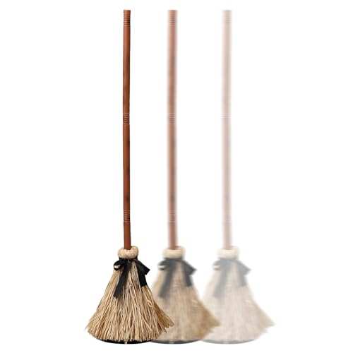 Hexenbesen - Hexen Requisite besens Mit Unheimlichen Klängen | Themed Party besens Tanzender Hexenbesen Streichartikel Basteln Modell Kostümzubehör Ideal Für Innen- Und Außendekoration Feierlichkeiten von Generisch