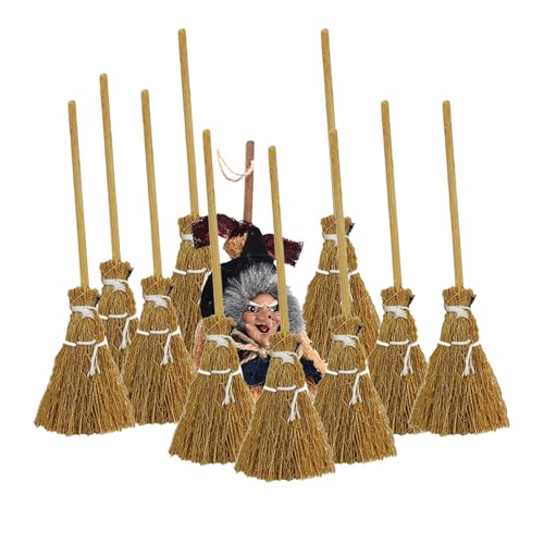 Hexenbesen für Halloween – Miniatur-Hexenbesen Dekor Raumlandschaft Layout | für Küche, Garten, Miniatur-Puppenhaus, Partydekoration Hexenbesen für Halloween – Miniatur-Hexenbesen Dekor Raumlandschaft Layout | für Küche, Garten, Miniatur-Puppenhaus, Partydekoration von Generisch