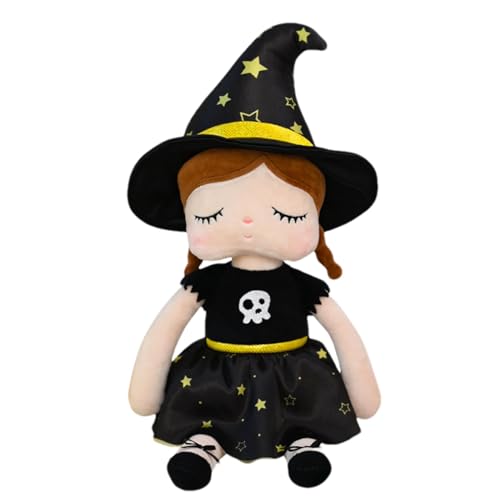Hexenpuppe, Plüschspielzeug | Cartoon-Figur Mädchen Süße Puppe - Weiches Cartoon-Figur-Spielzeug, Niedliche Halloween-Dekoration Hexenpuppe, Plüschspielzeug | Cartoon-Figur Mädchen Süße Puppe - Weiches Cartoon-Figur-Spielzeug, Niedliche Halloween-Dekoration von Generisch