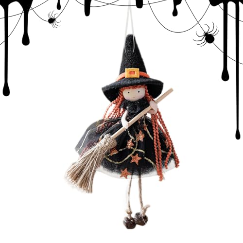 Hexenpuppe,Zaubererfigur Kinder Halloween Party Geschenkidee - Sammelfigur Deko Zum Aufhängen Für Küche Gruselhaus Outdoor Feiertagsdekoration Hexenpuppe,Zaubererfigur Kinder Halloween Party Geschenkidee - Sammelfigur Deko Zum Aufhängen Für Küche Gruselhaus Outdoor Feiertagsdekoration von Generisch