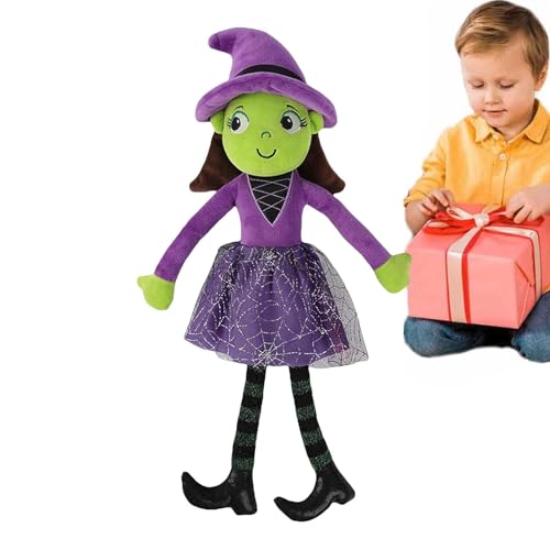Hexenpuppe - dekorative Halloweenfigur, gruselige Hexenpuppe | gruselige Hexenrequisite, Spukhexenornament, Weiches und elastische gruselige Hexendekoration, Halloween-Hexendekor, Hexenfigur zur Schau von Generisch