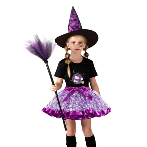 Hexenrock kurz - 3-teiliges Kostüm-Kostüm für Halloween - Kostüme und Accessoires für Mädchen, Rock für Halloween-Kostüme, Kostüm für Halloween Hexenrock kurz - 3-teiliges Kostüm-Kostüm für Halloween - Kostüme und Accessoires für Mädchen, Rock für Halloween-Kostüme, Kostüm für Halloween von Generisch