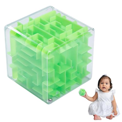 -Hirnteaser -Puzzle, Rolling Ball -Labyrinth -Spiel, Bildungsspielzeug 6,5x6.5x6,5 cm/2,56 X 2,56 X 2,56 Zoll Tragbar Und Kompaktes Design Für Eine Ständige Herausforderung Von Beweglichkeit Und Ge -Hirnteaser -Puzzle, Rolling Ball -Labyrinth -Spiel, Bildungsspielzeug 6,5x6.5x6,5 cm/2,56 X 2,56 X 2,56 Zoll Tragbar Und Kompaktes Design Für Eine Ständige Herausforderung Von Beweglichkeit Und Ge von Generisch
