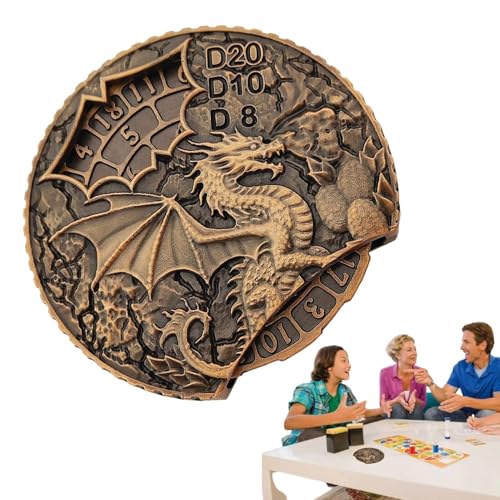 Holiday Party Supplies Cool Game Spinner – Metallwürfel-Set – All-in- -Design, Fidget-Würfel, Rollenspiele, Tischspiele für Damen und Herren Holiday Party Supplies Cool Game Spinner – Metallwürfel-Set – All-in- -Design, Fidget-Würfel, Rollenspiele, Tischspiele für Damen und Herren von Generisch