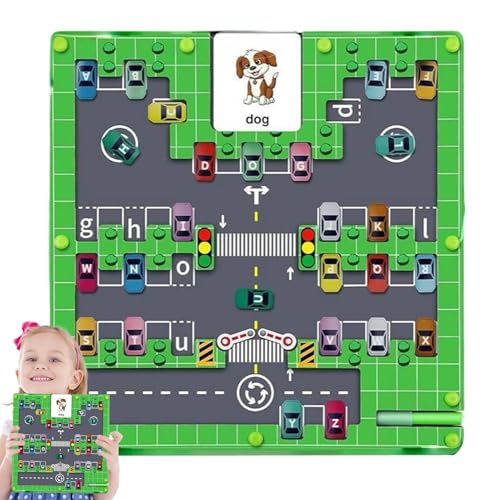 Holz Alphabet Labyrinth, magnetisches Alphabet -Labyrinth, Holzparkplatz Thema Labyrinth Spielzeug, Mädchen Home School Early Learning Aktivitäten Interaktives Puzzle für Klassenzimmer, Versammlung Holz Alphabet Labyrinth, magnetisches Alphabet -Labyrinth, Holzparkplatz Thema Labyrinth Spielzeug, Mädchen Home School Early Learning Aktivitäten Interaktives Puzzle für Klassenzimmer, Versammlung von Generisch