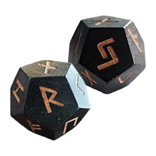 Holz Runen Set - 2pcs Geschnitzte Ältere Futhark Rune -Set, Kleine Runenwürfel Für Wohnkultur, Meditation, Wahrsagereispiel, Reisen, Unterhaltung Holz Runen Set - 2pcs Geschnitzte Ältere Futhark Rune -Set, Kleine Runenwürfel Für Wohnkultur, Meditation, Wahrsagereispiel, Reisen, Unterhaltung von Generisch