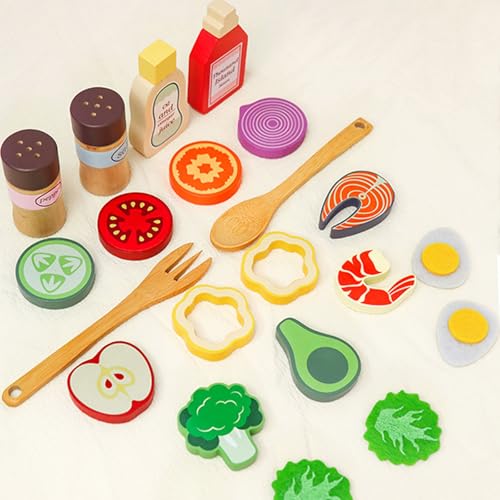 Holz-Spielzeug-Set für Kleinkinder, Kinderküche, Kinder Küche, Topfset und Geschirr für Spielküche – Lernspielzeug Geschenk Für Jungen Mädchen ab 3 Jahre, Rollenspiel & Kreativität fördern (1) Holz-Spielzeug-Set für Kleinkinder, Kinderküche, Kinder Küche, Topfset und Geschirr für Spielküche – Lernspielzeug Geschenk Für Jungen Mädchen ab 3 Jahre, Rollenspiel & Kreativität fördern (1) von Generisch