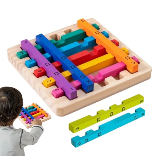 Holz Steckspiel - Pädagogisches Regenbogen Stapelspiel aus Holz | Holzspielzeug Pädagogisches Sensorik Spiel Stapelaktivitäten für Mädchen Kinder Zuhause Klassenraum Holz Steckspiel - Pädagogisches Regenbogen Stapelspiel aus Holz | Holzspielzeug Pädagogisches Sensorik Spiel Stapelaktivitäten für Mädchen Kinder Zuhause Klassenraum von Generisch