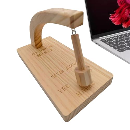 Holzentscheidungsmacher - Holzentscheidungspendel | Swing Decisîon Maker -Pendel in unentschlossenen Momenten | Decisîon Desk Tabletop Game Toy zum Geburtstag | Magnetische Entscheidungen Makêr pêndul Holzentscheidungsmacher - Holzentscheidungspendel | Swing Decisîon Maker -Pendel in unentschlossenen Momenten | Decisîon Desk Tabletop Game Toy zum Geburtstag | Magnetische Entscheidungen Makêr pêndul von Generisch
