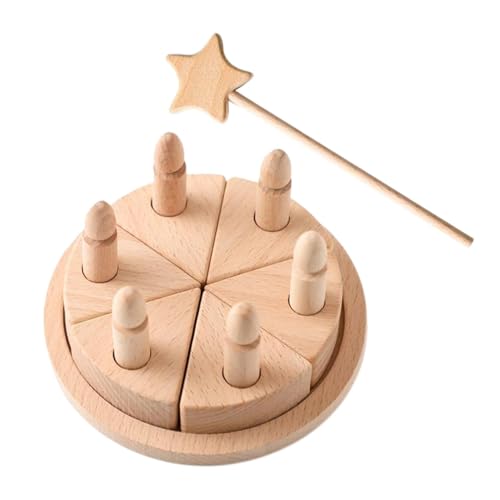 Holzkuchen | Entzückendes Kinder-Kuchenspielzeug Aus | Rollenspiel-Spielzeug Zum Schneiden Von Geburtstagskuchen | Lustiges Spiel-Essen-Set Aus Für Und Mädchen, Perfekt Für Fantasievo Holzkuchen | Entzückendes Kinder-Kuchenspielzeug Aus | Rollenspiel-Spielzeug Zum Schneiden Von Geburtstagskuchen | Lustiges Spiel-Essen-Set Aus Für Und Mädchen, Perfekt Für Fantasievo von Generisch
