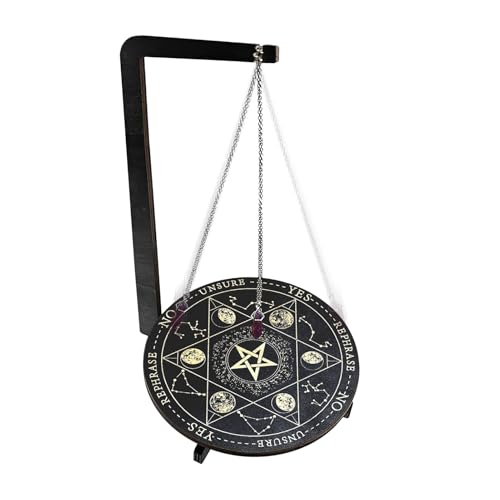 Holzpendelanzeige - Pendel dekorativer Displayständer | Holzpendelhalter | Pendelhalter für Meditationsraum | Mehrzweck -Halskettenhalter für Yoga -Raum, Tarotkarten, Kristalle, spirituelle Werkzeuge Holzpendelanzeige - Pendel dekorativer Displayständer | Holzpendelhalter | Pendelhalter für Meditationsraum | Mehrzweck -Halskettenhalter für Yoga -Raum, Tarotkarten, Kristalle, spirituelle Werkzeuge von Generisch