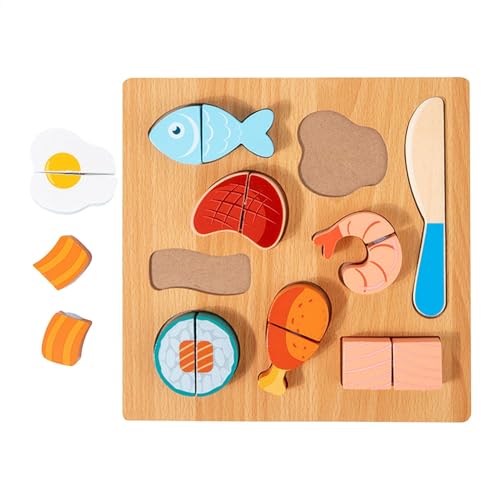 Holzpuzzles für Kinder,Holzpuzzles für Kleinkinder - Lernspielzeug | Hand-Auge-Koordinationsspielzeug, STEM-Lernspielzeug zum Schneiden von Lebensmitteln für Kinder, und Mädchen im Alter von 1–5 Jahre Holzpuzzles für Kinder,Holzpuzzles für Kleinkinder - Lernspielzeug | Hand-Auge-Koordinationsspielzeug, STEM-Lernspielzeug zum Schneiden von Lebensmitteln für Kinder, und Mädchen im Alter von 1–5 Jahre von Generisch