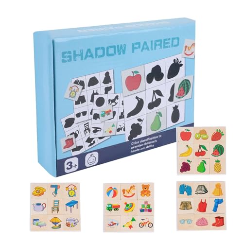 Holzrätsel für Kleinkind, interaktives Schatten -Matching -Spiel, Tier- und Obstform -Sortieren, frühes Lernen von Bildungsspielzeug für Kinder, Vorschuljungen und Mädchen Aktivitäten Holzrätsel für Kleinkind, interaktives Schatten -Matching -Spiel, Tier- und Obstform -Sortieren, frühes Lernen von Bildungsspielzeug für Kinder, Vorschuljungen und Mädchen Aktivitäten von Generisch