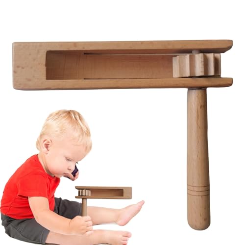 Holzratsche Geräusche Maker - Fester Griff holzz spinningg Ratsche | Traditionelle Mexikanische Rassel Ratsche Instrument Spielzeug | Krachmacher Lernspielzeug Für Sportwettkämpfe, Musikdarbietungen von Generisch