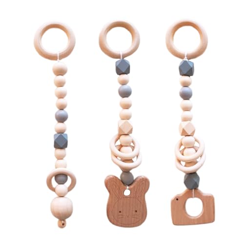 Holzspiel-Turnhalle für Kleinkinder,-Spiel-Turnhalle-Spielzeug - Kinder-Fitness-Spielzeug- | Baby-Fitness-Anhänger von Generisch