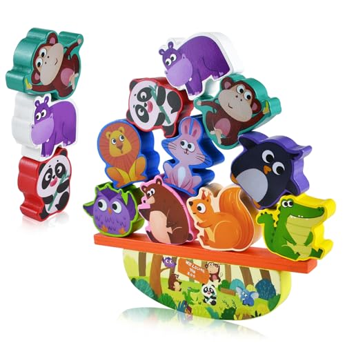 Holzspielzeug zum Stapeln von Tieren,Stapelspiel Holzspielzeug,Balance Spiel Kinder,Montessori Holzspielzeug Stapelspielzeug,Holz Motorikspielzeug Feinmotorik Lernspielzeug für Kinder ab 3 4 5 Jahren Holzspielzeug zum Stapeln von Tieren,Stapelspiel Holzspielzeug,Balance Spiel Kinder,Montessori Holzspielzeug Stapelspielzeug,Holz Motorikspielzeug Feinmotorik Lernspielzeug für Kinder ab 3 4 5 Jahren von Generisch