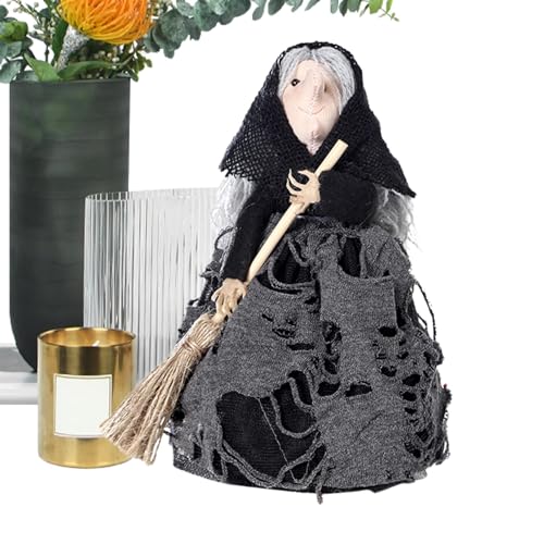 Horror Besen Puppe Halloween Dekoration,Hexe auf Besen Halloween Puppe, Lebendige Halloween-Dekoration, Handgefertigte Halloween-Dekorations-Requisiten, Halloween-Puppe für Familie, Freunde, Kollegen Horror Besen Puppe Halloween Dekoration,Hexe auf Besen Halloween Puppe, Lebendige Halloween-Dekoration, Handgefertigte Halloween-Dekorations-Requisiten, Halloween-Puppe für Familie, Freunde, Kollegen von Generisch