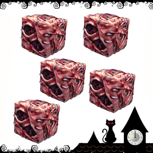 Horror Eye Dice, Gothic Board Game Set, 1.38x1.38in Authentic Resin Material, Eye Design, Halloween Toys for Teens, Friends, Family, Classmates, Beginners, Professionals Horror Eye Dice, Gothic Board Game Set, 1.38x1.38in Authentic Resin Material, Eye Design, Halloween Toys for Teens, Friends, Family, Classmates, Beginners, Professionals von Generisch