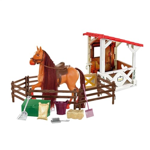 Horse Club Spielset,Reitspielset,Abnehmbare Figur, Pferdespielzeug, Reitspielset | Rollenspiel-Tierspielzeug, realistischer Pferdeclub für Mädchen und Kinder Horse Club Spielset,Reitspielset,Abnehmbare Figur, Pferdespielzeug, Reitspielset | Rollenspiel-Tierspielzeug, realistischer Pferdeclub für Mädchen und Kinder von Generisch