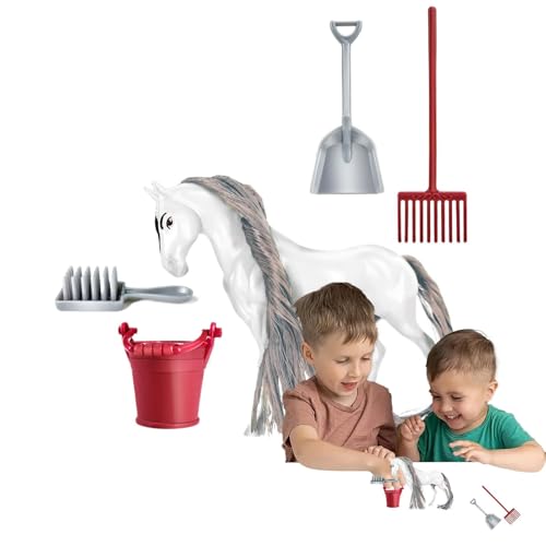 Horse Club Spielset,Reitspielset - Figur Spielzeug Abnehmbares Reitspielset,Realistisches Tierspielzeug, vorgeben, Farm Horse Club zum Geburtstag Horse Club Spielset,Reitspielset - Figur Spielzeug Abnehmbares Reitspielset,Realistisches Tierspielzeug, vorgeben, Farm Horse Club zum Geburtstag von Generisch