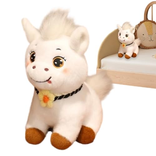 Horse Plush - Soft Huggable Stoffed Toy für Spieltime, gemütliches Kuscheln mit entzückendem Design, vielseitig Horse Plush - Soft Huggable Stoffed Toy für Spieltime, gemütliches Kuscheln mit entzückendem Design, vielseitig von Generisch