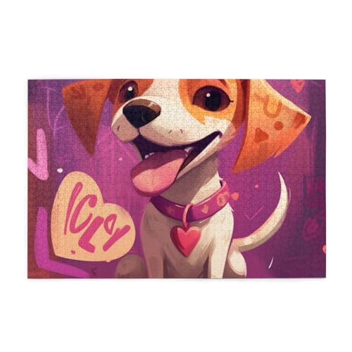 Hund mit einer Zunge heraus 1000 Teile Puzzle für Erwachsene Holzpuzzles für Erwachsene Geschenke Heimdekoration Hund mit einer Zunge heraus 1000 Teile Puzzle für Erwachsene Holzpuzzles für Erwachsene Geschenke Heimdekoration von Generisch