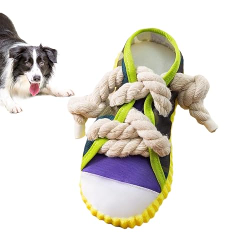 Hundespielzeugschuh - Welpe -Kauspiel, Interaktive Haustierschuhschuh | Neuheit Hunde -Training Biss, Langlebiger Gummi -Fetch, Plüsch -Gnaw -Spaß, Stilvolles Hound -Pfotenspiel, Robustes Fabric -Übun von Generisch