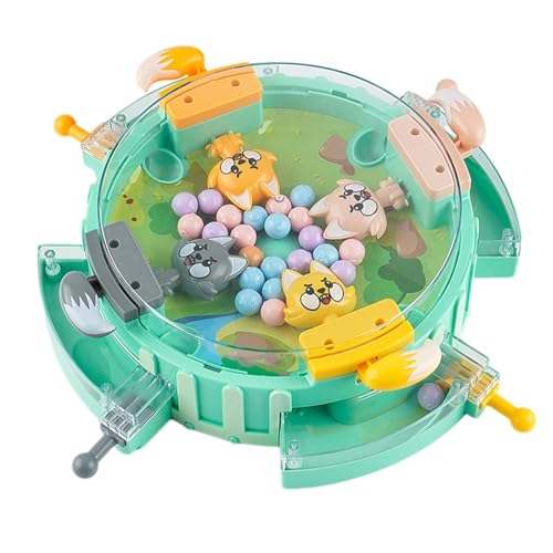 Hungrige Wolf -Brettspiele, Hungry Wolf Schachbrettspiel,Snatching Bean Ball Table Game | Frühkindliche Entwicklungsspielzeug, Rätselaktivität für Bildungsstrategie für und Mädchen von Generisch