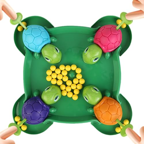 Hungry Turtle-Spiel, Schildkröten-Brettspiel - Hungrige Schildkröten-Fütterungsspiel,Vorschulspiel für Kinder, Hungry Turtle-Brettspiel, intensives Spiel der schnellen Reflexe, Schnapp dir den Bohnenb von Generisch