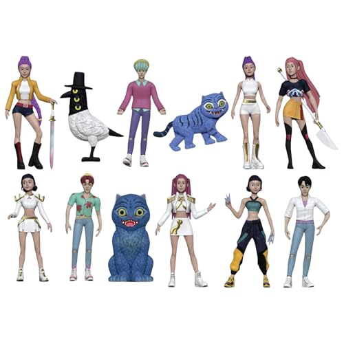 Huntrix Merch Figure Huntrix Theme Figure Tiger Birds Spielzeugfiguren HUNTR/X Puppen Figur Merchandise Geschenke für Cartoon Fan Huntrix Merch Figure Huntrix Theme Figure Tiger Birds Spielzeugfiguren HUNTR/X Puppen Figur Merchandise Geschenke für Cartoon Fan von Generisch