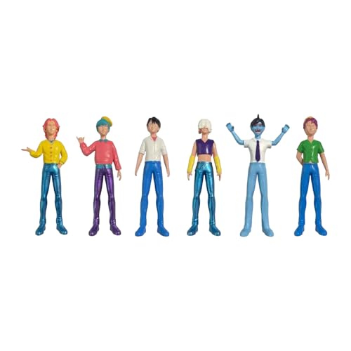 Huntrix Merch Figure Huntrix Theme Figure Tiger Birds Spielzeugfiguren HUNTR/X Puppen Figur Merchandise Geschenke für Cartoon Fan von Generisch