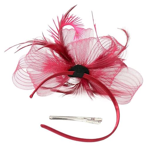 Hut Stirnband - Retro Kopfbedeckung,Kleine Hüte Netzhauben Haarschmuck Täglich Damen Feste Kostümpartys Gesellschaftliche Anlässe Hochzeiten Hut Stirnband - Retro Kopfbedeckung,Kleine Hüte Netzhauben Haarschmuck Täglich Damen Feste Kostümpartys Gesellschaftliche Anlässe Hochzeiten von Generisch