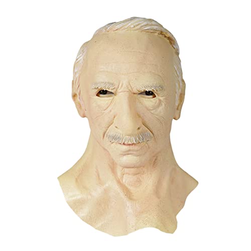 Hworks Latexmaske Kopfbedeckung Cosplay Kostüm Requisiten für Halloween Party von Generisch