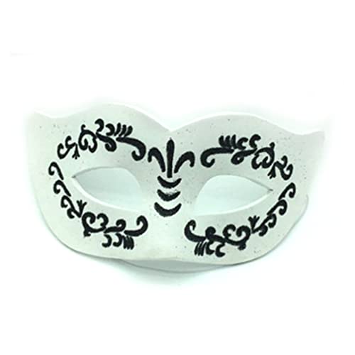 Hworks Weiße Cosplay-Maske Party EVA Halbgesichtsabdeckung Halloween Kostüm Requisiten Hworks Weiße Cosplay-Maske Party EVA Halbgesichtsabdeckung Halloween Kostüm Requisiten von Generisch