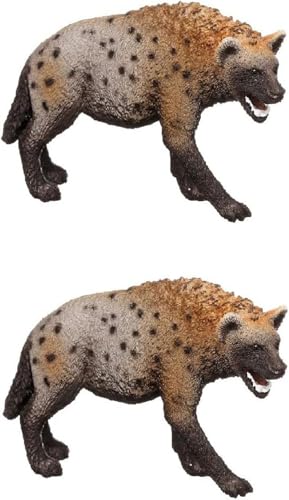 Hyäne Tier Spielfigur 8.5cm, 2 Stück Hyänen-Figuren, Afrikanische Safari-Tier-Spielzeugfiguren, Sammelbares Hyäne Tierfiguren Wildlife Collection Figur, Kinder-Vorschul-Figuren-Spielzeug Hyäne Tier Spielfigur 8.5cm, 2 Stück Hyänen-Figuren, Afrikanische Safari-Tier-Spielzeugfiguren, Sammelbares Hyäne Tierfiguren Wildlife Collection Figur, Kinder-Vorschul-Figuren-Spielzeug von Generisch