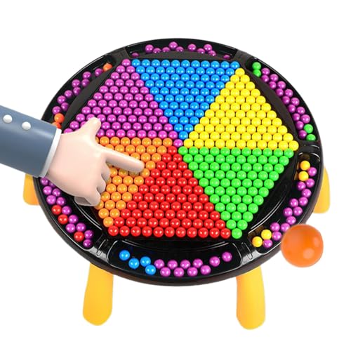 Intellektuelles Schachbrett, Regenbogenperlenspiel | Brettspiel Logical Denk Strategie - Eltern-Kind interaktiver Regenbogenball-Eliminierung Spielzeug für Geburtstage Urlaub Weihnachten von Generisch
