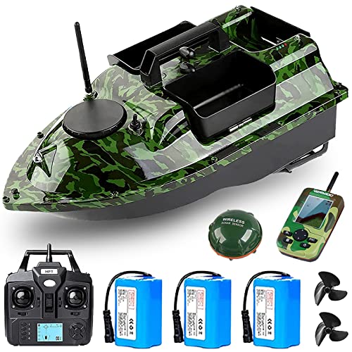 Intelligentes Angelköderboot mit GPS und Fischfinder, Dual-Motoren für Outdoor-Angeln, unterstützt bis zu 2 kg Belastung von Generisch