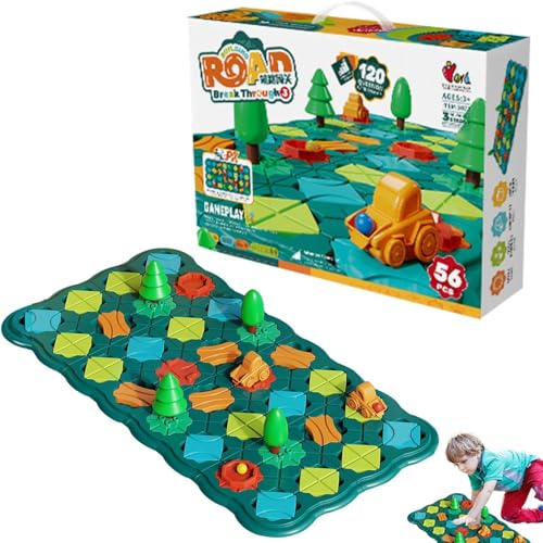 Intelligentes Straßenbauspie - Logisches Puzzle -Labyrinth Mit 360 Herausforderungen | Bildungsspielzeug Für Kinder Für Kinder | 4 Progressive Schwierigkeitsgrade Zur Entwicklung Kritischer Denken Und von Generisch