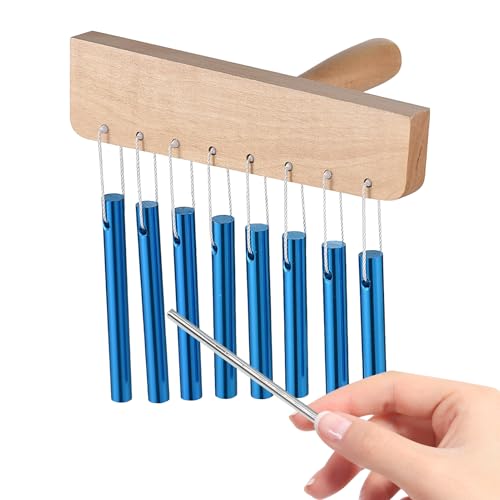 Interactive Chimes Instrument, Handheld Wind Chimes with Stick | Hand Percussion Instruments, Sound Healing Instruments for Adults Women Men Beginners Interactive Chimes Instrument, Handheld Wind Chimes with Stick | Hand Percussion Instruments, Sound Healing Instruments for Adults Women Men Beginners von Generisch