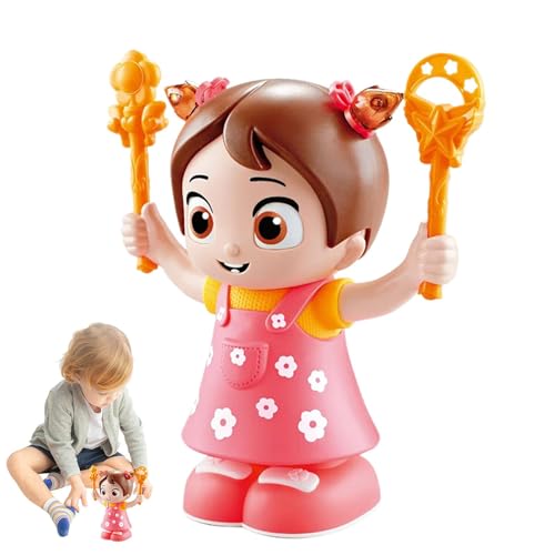 Interaktive Kinderpuppen, elektrische Mädchenpuppe - Singende Puppe, Saltos, Musik, leuchtende elektrische Puppe,Interaktives, süßes Lernspielzeug, Motorik-Kinderspielzeug für Mädchen Interaktive Kinderpuppen, elektrische Mädchenpuppe - Singende Puppe, Saltos, Musik, leuchtende elektrische Puppe,Interaktives, süßes Lernspielzeug, Motorik-Kinderspielzeug für Mädchen von Generisch