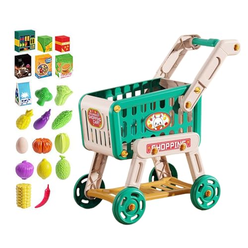 Interaktive Spiele Rollenspiel - 46.5x26x51cm Einkaufswagen Für Kinder Mit Gemüse | Einfacher Lagerung | Spielzeug Supermarktwagen Kinderwagen Für Geburtstage Urlaub Und Familienveranstaltungen Interaktive Spiele Rollenspiel - 46.5x26x51cm Einkaufswagen Für Kinder Mit Gemüse | Einfacher Lagerung | Spielzeug Supermarktwagen Kinderwagen Für Geburtstage Urlaub Und Familienveranstaltungen von Generisch