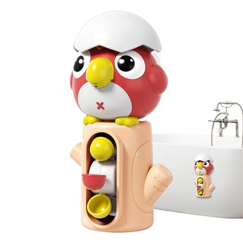 Interaktives Badespielzeug, Saugnapf -Wasserspinner Badespielzeug, Rotierendes Wasserspielspiel | Sicheres Saugnapfbasis, ABS -Konstruktion | 10,5 × 8,5 × 19 cm Für Die Badewanne, Den Pool von Generisch