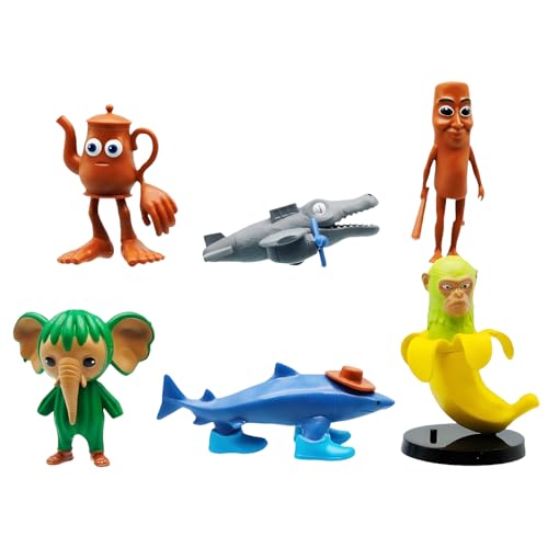 Italian Brainrot Figuren Spielzeug Set Tung Tung Sahur Tralalero Tralala Ballerina Cappuccina Schreibtisch Deko Sammlung Meme Figur Kinder Geburtstag Weihnachten Geschenk 2# 6PCS Italian Brainrot Figuren Spielzeug Set Tung Tung Sahur Tralalero Tralala Ballerina Cappuccina Schreibtisch Deko Sammlung Meme Figur Kinder Geburtstag Weihnachten Geschenk 2# 6PCS von Generisch