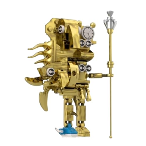 Italienisch Tung Sahur Bausteine, Berg und Meer Classic Holz Strichmännchen Fusion Big BOSS Monster Puppe Tung Sahur Spielzeugfigur, Internet Meme Set für Brain Red Fans von Generisch