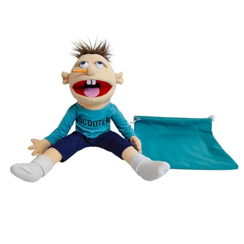 J-Effy Puppet Plüschtierpuppe, S-ml J-Effy Puppet Plüsch, weiche gefüllte Handpuppe, pädagogische weiche Plüschhandpuppe, süße weiche Plüschpuppe für Kinderparty, Weihnachten (Klon Jeff) von Generisch
